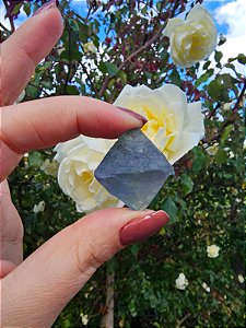 Fluorita Octaedro Verde e Azul