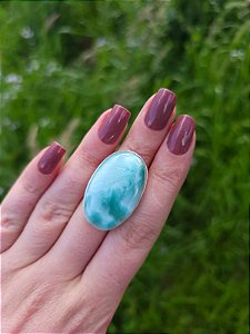 Anel Hemimorfita Azul