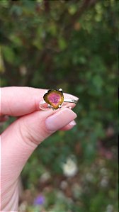 Anel Turmalina Melancia