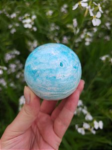 Esfera de Aragonita Azul