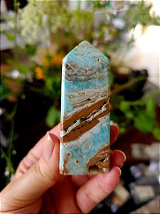 Ponta de Aragonita Azul