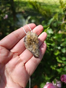 Colar Médio Drusa Golden Healer