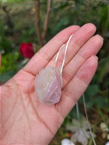 Colar Médio Opala Rosa