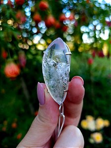 Pingente Cristal Lightning (Quartzo Raio)