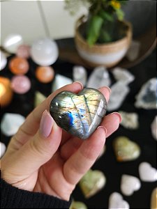 Coração de Labradorita