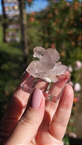 Drusa de Quartzo com Hematita