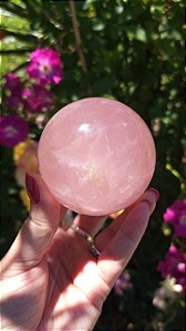 Esfera de Quartzo Rosa (extra)
