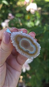 Pingente de Estalactite de Ágata