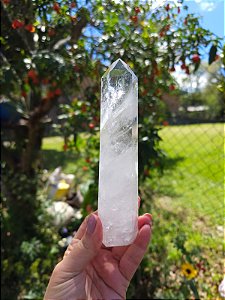 Ponta Geradora de Quartzo Cristal