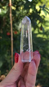 Quartzo com Rutilos Grafite