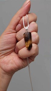 Pingente Citrino com Phantom Negro