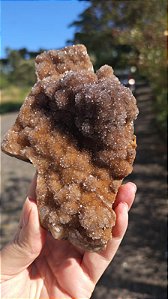 Calcedônia Dourada Sacaroidal