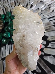 Drusa de Quartzo Pêssego Rutilado