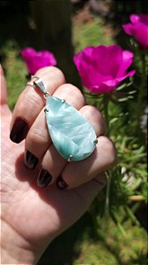 Pingente Hemimorfita Azul