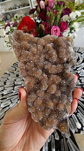 Calcedônia Dourada Sacaroidal