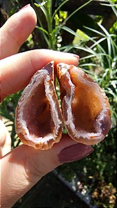 Geodo de Ágata Cristalizada