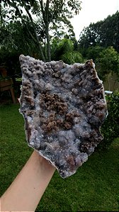 DUPLICADO - Flor de Cristal Extra com Ametista