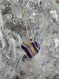 Pingente Fluorita Arco-Íris