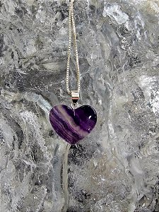 Pingente Fluorita Arco-Íris