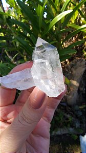Cristal Elo do Tempo Futuro com Arco-Íris
