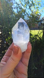 Cristal com Elo do Tempo Futuro e Gravado