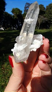 Cristal Interferência com Albita