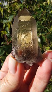 Quartzo com Inclusão de Rutilo de Cobre