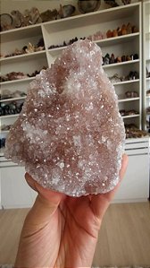 Drusa de Cristal Rosa