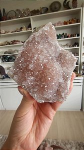 Drusa de Cristal Rosa