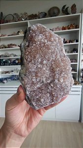 Drusa de Cristal Rosa