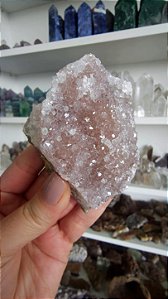 Drusa de Cristal Rosa