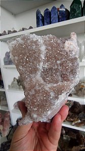 Drusa de Cristal Rosa
