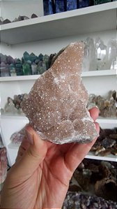 Drusa de Cristal Rosa