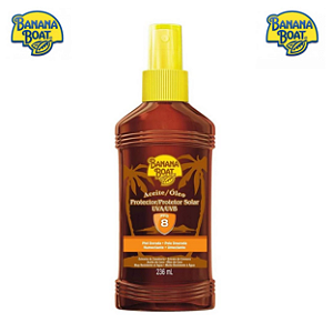 Oleo Bronzeador Fps 8 Spray Banana Boat 236ml
