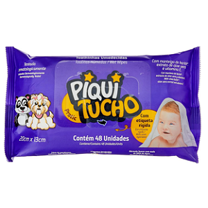 Toalha Umedecida Piquitucho  Com 48 Unidades