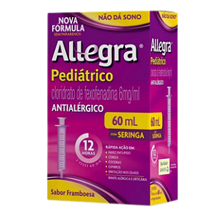Allegra Pediátrico 6mg/Ml Suspensão Oral 60ml