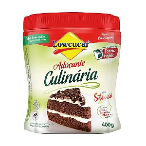Adoçante Culinário com Stevia Pote 400g - Lowçucar