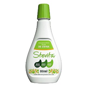 Adoçante c/ Stevia 100% Natural 80ml - STEVITA
