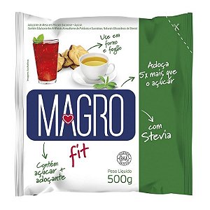 Açúcar Magro com Stevia Fit 500g - Lowçucar