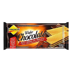 BISCOITO WAFER CHOCOLATE 115g - LOWÇUCAR