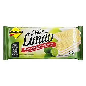 BISCOITO WAFER LIMÃO 115g - LOWÇUCAR