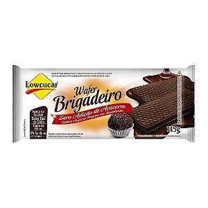 BISCOITO WAFER BRIGADEIRO 115g - LOWÇUCAR