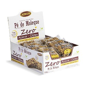 PÉ DE MOLEQUE ZERO AÇÚCAR DISPLAY 336g - AIRON