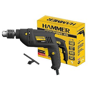 Furadeira De Impacto Hammer 3/8 Pol 550w 220v Profissional