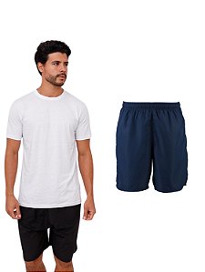 Kit 2 Bermudas Esportivas Tactel Masculina - Cores Sortidas