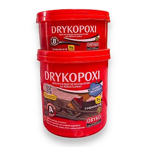 Dryko Poxi 1kg Cola Concreto Metais Pvc Adesivo Compound