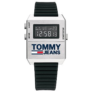 Relógio Tommy Jeans Masculino Borracha Preta - 1791672