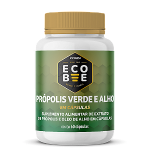 Extrato Própolis Verde com Alho em Cápsulas 60cáps