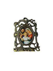 METAL PORTA RETRATO SANTOS DIVERSOS 06CM - UNI