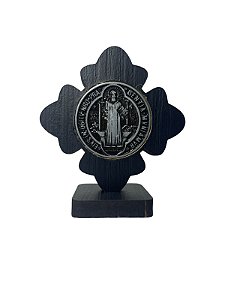 METAL TREVO MDF PRETO SÃO BENTO 11CM - UNI